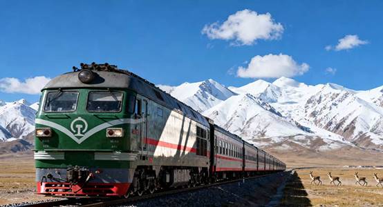 Pictures of sky trains to Tibet from other Chinese cities--Tibet train travel