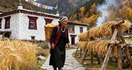 everyday lives of Tibetan people 